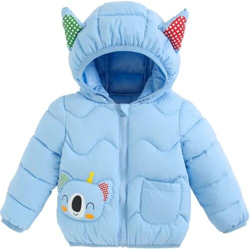 2021 New Baby Boys Girls Jacket Coat Plus Velvet Thicken Warm Down Jackets For Kids Winter Children Double-Sided Outerwear Coat