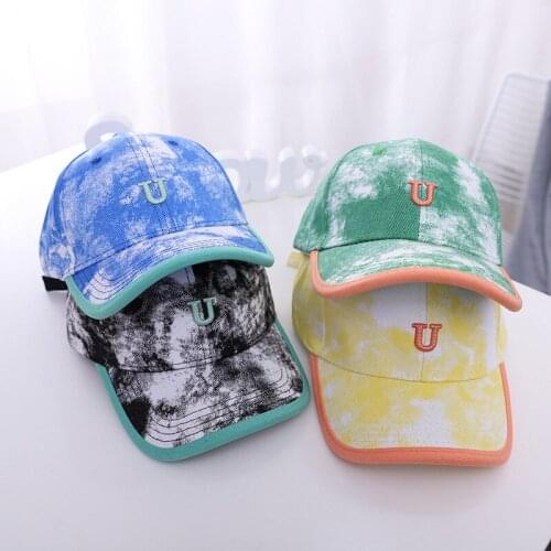 New Colorful Kids Baseball Caps Embroidery Letter Boys Girls Hat Summer Outdoor Infant Toddler Chirdren Sun Beach Cap