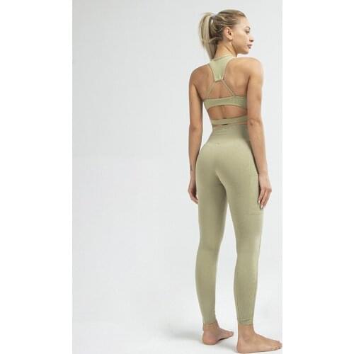 New Ribbed Cross Beauty Back Women Sport Bras Breathable Shockproof Push Up Training Running Quick Dry Sportswear Gym Yoga Top