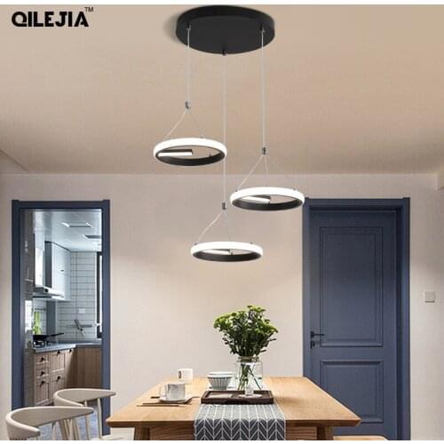 New Iron Aluminum Silicone Pendant Lights For Dining Living Room Bedroom Kitchen Modern LED Lamps Home Deco Lighting Luminaire