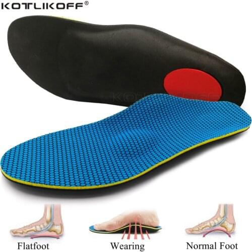 Orthopedic Insoles Arch Support For Severe Flat Feet Orthotic Shoes Soles Heel Pain Plantar Fasciitis Comfortable Walk Inserts
