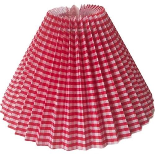 Pleated Creative Lampshade Shell Bedroom Bedside Table Floor Lamp Anti Dazzling Cloth Cover Accessories