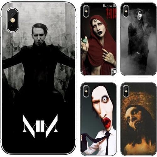 Artwork-digital-art-marilyn-manson Silicone Case For iPod Touch iPhone 10 11 12 Pro 4S 5S SE 5C 6 6S 7 8 X XR XS Plus Max 2020