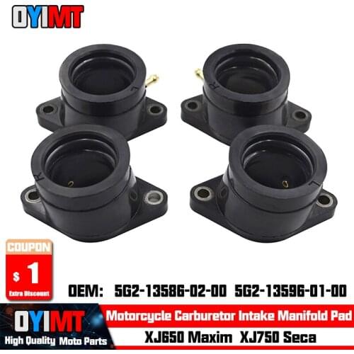 Carburetor Intake Manifold Pad For Yamaha 5G2-13586-02-00 5G2-13596-01-00 XJ650 Maxim 1981-1983 XJ750 Seca 1981-1983