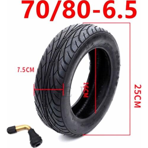 High Quality 70/80-6.5 Tubeless Tyre Vacuum Tire for XiaoMi Ninebot Plus Segwaye Plus Electric Scooters Self Balance Parts
