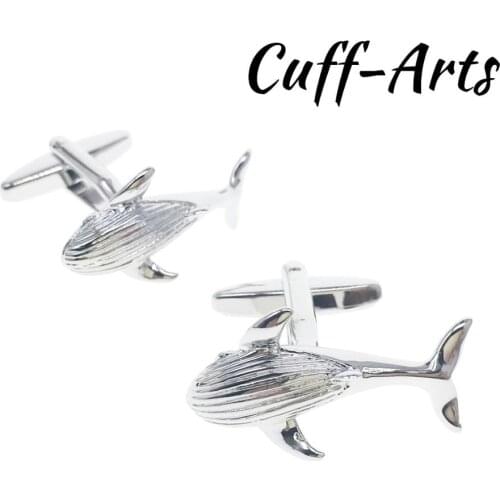 Cufflinks for Men Swimming Whales Cufflinks Gifts for Men Gemelos Les Boutons De Manchette by Cuffarts C10398