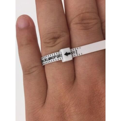 Hot Sale Ring Sizer UK US Official British Finger Measure Gauge Sizes A-Z 1-17 for Wedding Ring Band Genuine