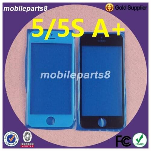 100pcs A+ quality Touch Screen Glass for iPhone 5&5C&5S Front Screen Outer Glass Replacement Black&White