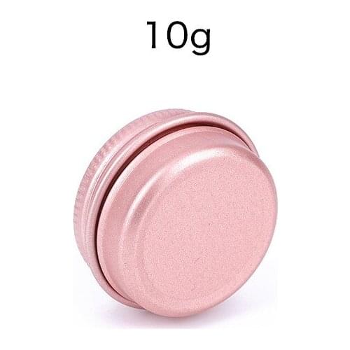 10g Rose Gold Travel Portable Metal Mini Flower Tea Makeup Lotion Packaging Sealed Cans Empty Wedding Favor Boxes 50pcs