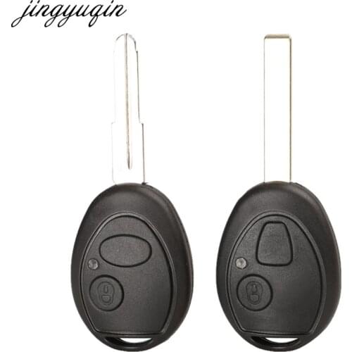 Jingyuqin Remote Car Key Shell For Land Rover Range Rover Discovery 75 Z3 Z4 X3 X5 E46 E39 fit MG7 BMW Mini Cooper R53 R50