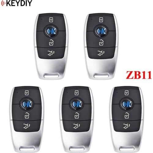 5PCS,KEYDIY Universal Smart Key ZB11 for KD-X2 Car Key Remote Replacement Fit More than 2000 Models