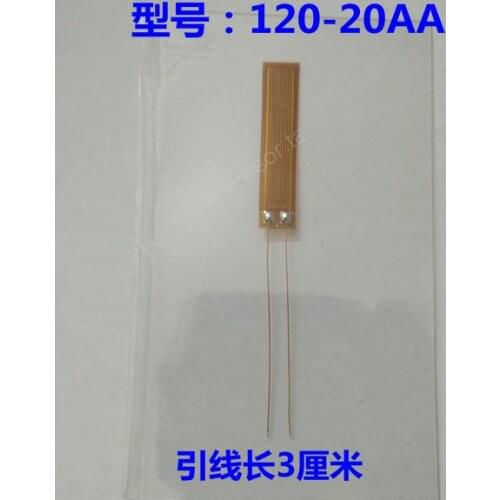 50pcs 120-20AA strain gauge / 120-20AA resistance strain gauge with 3cm insulated enamelled wire