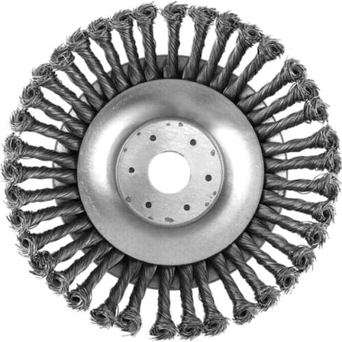 6inch/8inch Garden Weed Steel Wire Brush Lawn Mower Razors Lawn Mower Eater Trimmer Head Garden Weed Cleaning Tool