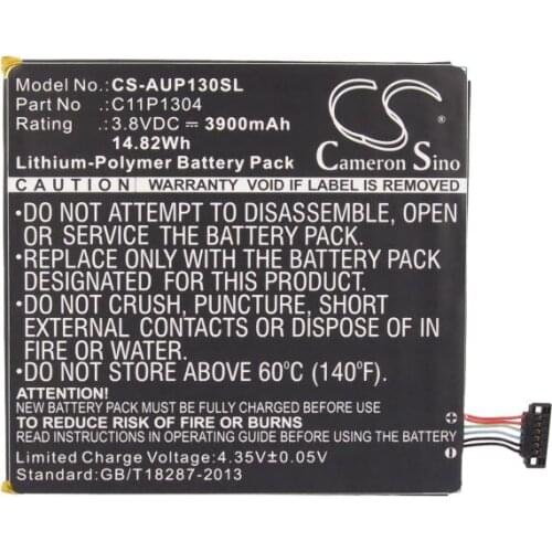 Cameron Sino 3900mAh Battery for Asus K00L K013 K01G M80T M81C ME173X Me176,emo Pad 7 Memo Pad 8HD VivoTab 8
