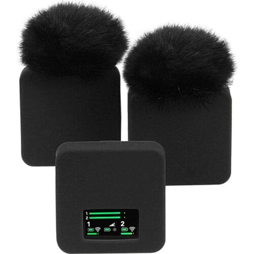 3Pcs/Set Soft Silicone Microphone Case For RODE Wireless Go II/RODE Wireless GO 2 Anti-Scratch Wireless Microphone Accessories