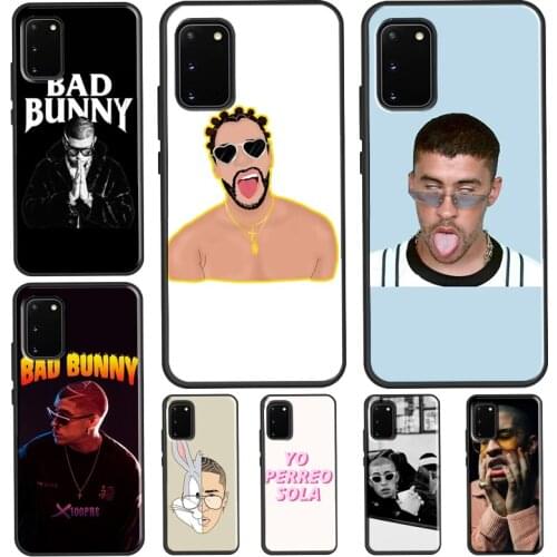 Yo Perreo Sola Bad Bunny For Samsung S20 FE S8 S9 S10 Plus Case For Galaxy Note 10 Plus Note 20 S21 Ultra Funda