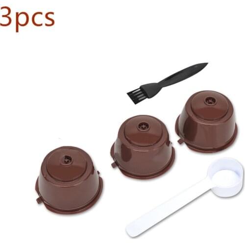 3PC Coffee Machine Reusable Capsule Coffee Cup Filter For Nescafe Refillable Coffee Cup Holder Pod Strainer for Dolce Gusto