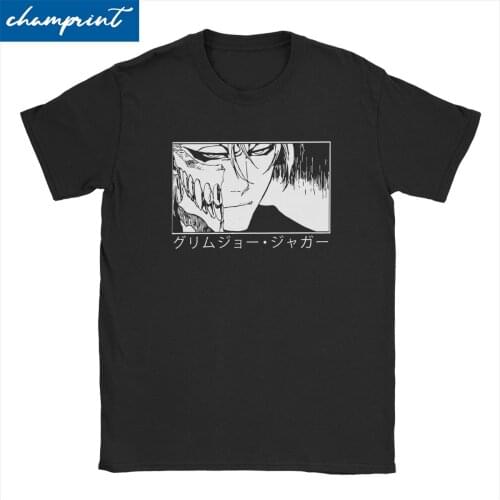 Grimmjow Jaggerjack T-Shirts Men Women Bleach Anime Japanese Manga Funny Cotton Tees Short Sleeve T Shirt Gift Idea Clothing