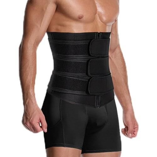 YAGIMI Waist Trainer Body Shaper Slimming Corset for Man Workout Fitness Sauna Sweat Belt Colombian Girdles Sheath Trimmer Fajas