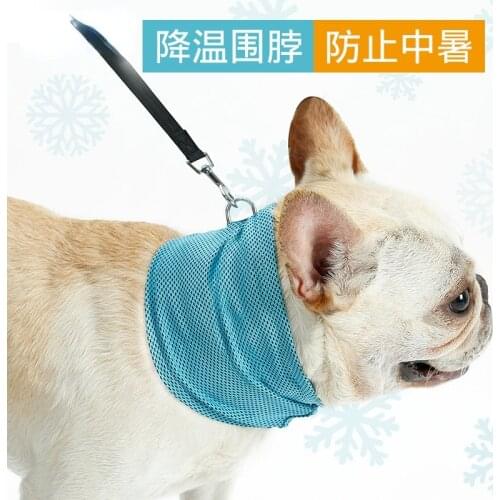 Dog Pet Accessories Summer Cool Scarf Dog And Cat Cooling Collar Triangle Scarf