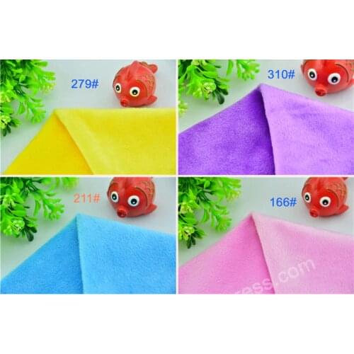 Micro fleece brushed fabric for stuffed toys upholstery textile Super soft velvet velboa(5 meters/lot)