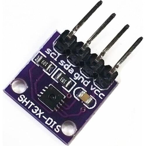 SHT35 temperature and humidity sensor module I2C communication digital type DIS wide voltage purple board