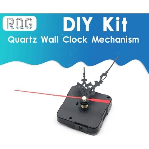 Professional And Practical Quartz Wall Clock Movement Mechanism DIY Repair Tool Parts Kit with Red Hands
