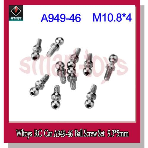 A949 Screws A949-46 Ball Head Screw Set 10.8*4mm for Wltoys A949 A959 A969 A979 RC Car Parts