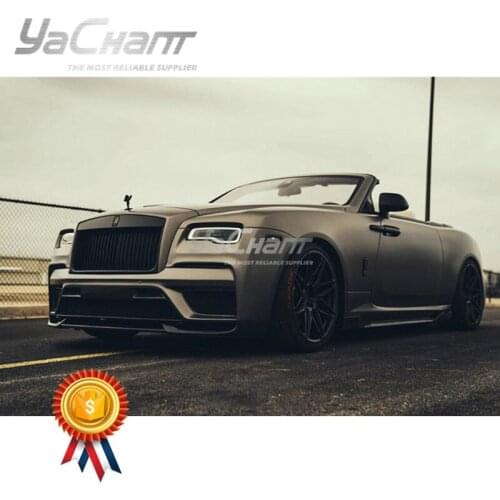 Full/Portion Carbon Fiber Body Kit Fit For2015-2019 Wraith Dawb Black Sails Style Bumper Side Skirts Trunk/Roof Spoiler
