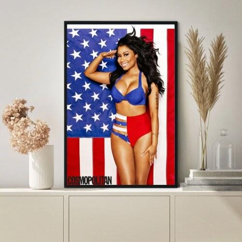Nicki Minaj Poster, Fashion magazine cover, Celebrity Poster Wall Painting Home Decoration (No Frame)