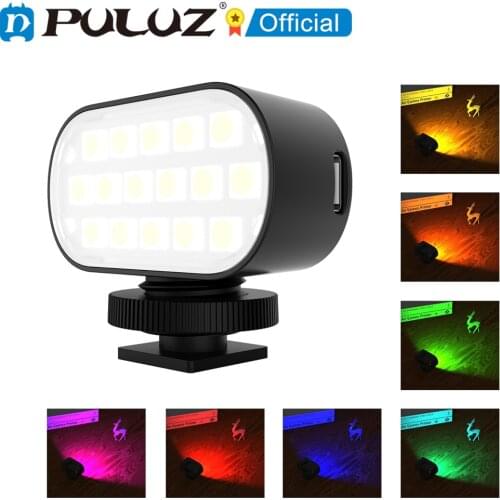 PULUZ Live Broadcast Video RGB LED Light Photography Beauty Selfie Fill Light