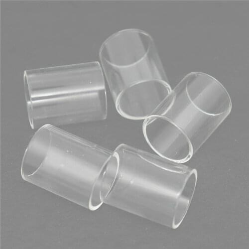 FATUBE 5pcs straight mini glass cups for SkyStar Speeder Typhon Revvo TPD tank Feedlink Squonk KIT GLASS TUBE