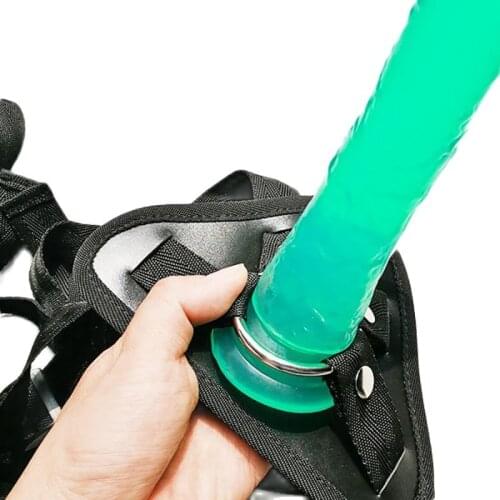 Puppy play2 pcs Lesbian panties Strapon realistic Dildo Harness Strap on breifs flexible Dong Penis Sex Toys for Woman