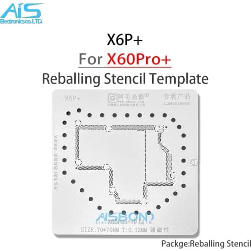 Amaoe X6P+ BGA Middle Layer Reballing Stencil For VIVO X60 Pro + X60Pro Plus X60PRO+ mesh steel mesh phone repair tool