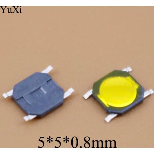 YuXi 5*5*0.8mm 5x5x0.8mm switch MP3,MP4,laptops,cell phones commonly used switch SMD Tact switch button switch