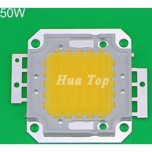 1Pcs Full watt Led chip 50W Integrated Cob Chips White lampada corn SMD For Floodlight Outdoor Duable High quality Free shipping