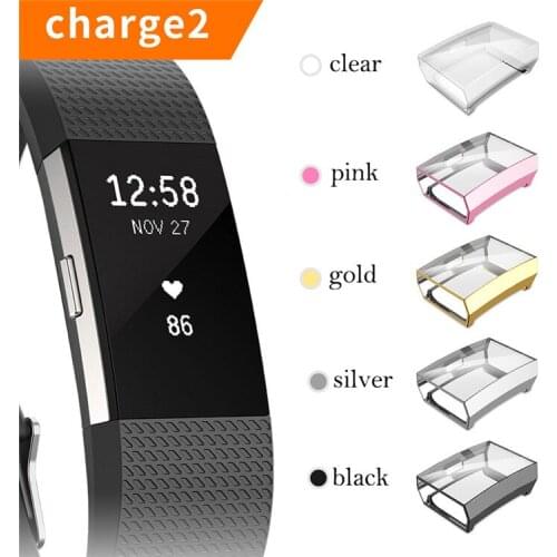 10pcs Ultra-thin TPU Protection Silicone Case Cover For Charge 2 Protector Case Skin-Friendly Frame Case Cover Protect