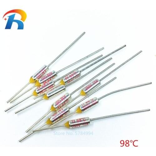 100pcs/Lot New TF 98 Thermal Fuse RY 98C 10A 250V Temperature Tf 98
