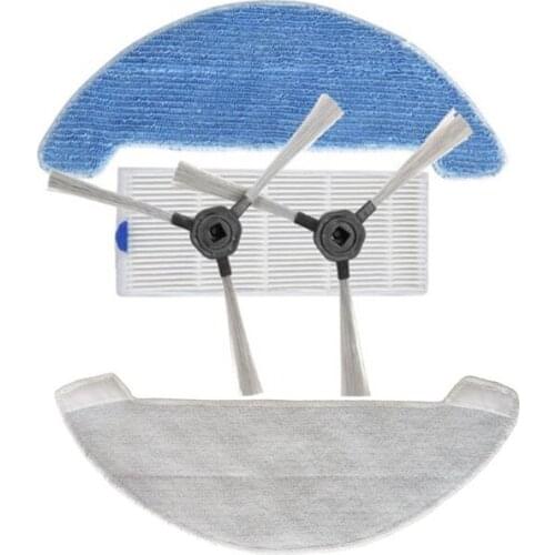 D960 Robot Vacuum Cleaner HEPA Filter Side Brush Mop Cloth for Dibea D960 Robot Vacuum Cleaner Parts Accessories