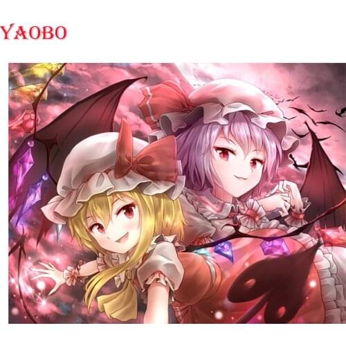 Diamond Embroidery Japanese cartoon girl 5D DIY Diamond Painting Full Square Diamond Mosaic Pictures Of Rhinestones Home Decor