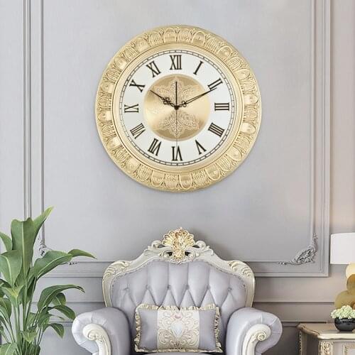 Large Golden Luxury Modern Design Wall Clock Art Living Room Luxury Nordic Wall Clock Kitchen Reloj Pared Grande Home Watch