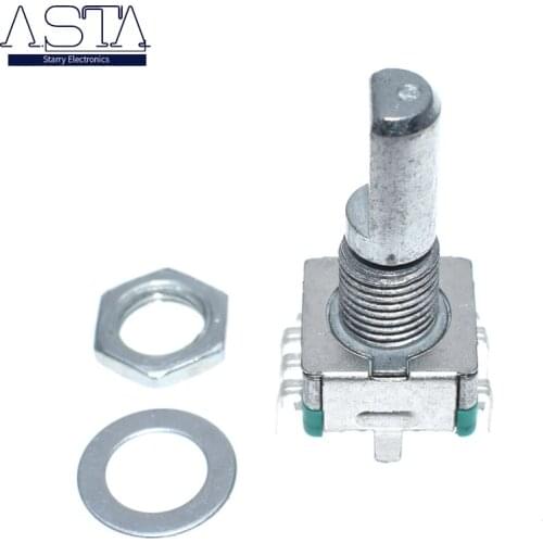 Original,Rotary encoder,code switch/EC11/ audio digital potentiometer,with switch,5Pin, handle length 20mm