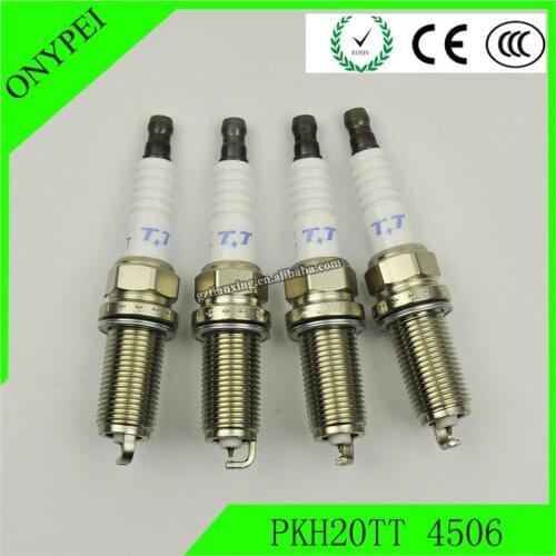 PKH20TT 4506 Car Platinum Power Spark Plug Fit Nissan Teana 2.3 V6 Picasso 1.6L Crown 2.5/3.0 Emgrand EC7 PKH20TT-4506