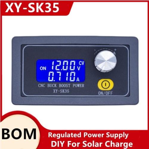 CNC DC DC Buck Boost Converter CC CV 0.6-30V 4A Power Module Adjustable Laboratory Regulated Power Supply DIY For Solar Charge