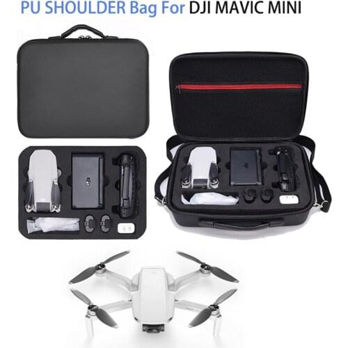 Portable PU Shoulder Bag for DJI Mavic Mini Travel Carrying Case Waterproof Handbag Box for Mavic Mini Drone Accessories