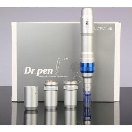 Ultima A6 Professional Rechargeable Electric DrPen A6 Microneedle Dr Derma Pen Micro Needling Machine Cartridge Dermapen A6 Tool