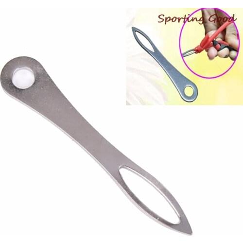 Stainless Steel Slingshot Rubber Band Tied Assistant Outdoor Hunting Shooting Portable Catapult Helper Accessory