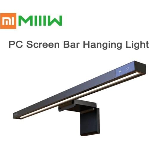 Xiaomi MIIIW Screenbar LED Desk Lamp Computer PC Monitor Laptop Screen Bar Hanging Light Stepless Dimming For Reading Table Lamp