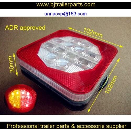 500pcs X LED TRAILER TAIL LIGHT LAMP STOP TAIL INDICATOR REFLECTOR SUBMERSIBLE CARAVAN 12V ADR trailer parts