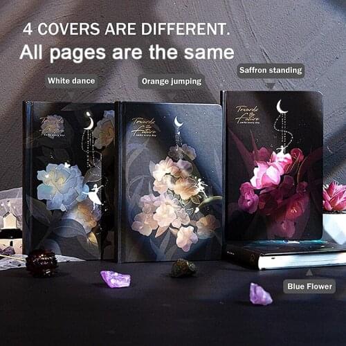 Luminous Journal Notebook Pretty Colorful Journals for Women Girls Gifts Personal Diary with 224 Pages Thick Paper xqmg Stickers
